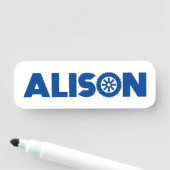 Alison Petrol Head Namensschild (Beispiel)