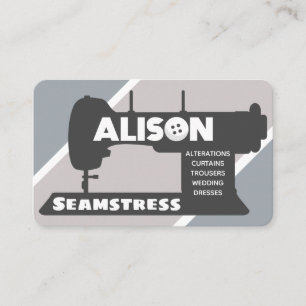 Alison Seamstress Business Card Visitenkarte