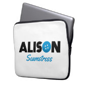 Alison Seamstress Laptopschutzhülle (Vorderseite Links)
