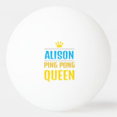 Alison Tischtennisball (Vorderseite)