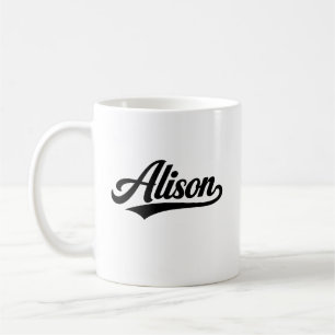 Alison Vorname Nachname Familienschenke Kaffeetasse