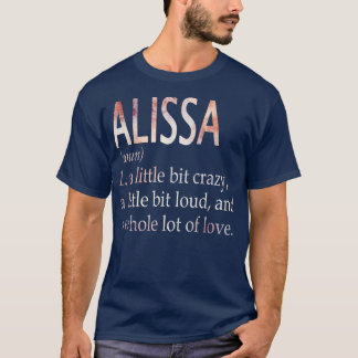 Alissa Girl Name Definition T-Shirt