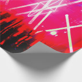 Alistra Electronic Cyber Punk Neon Rave Geschenkpapier (Ecke)