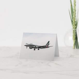 Alitalia Embraer 190 Karte