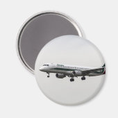 Alitalia Embraer 190 Magnet (Vorderseite/Rückseite)