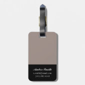 Alium Gepäckanhänger (Rückseite vertikal)