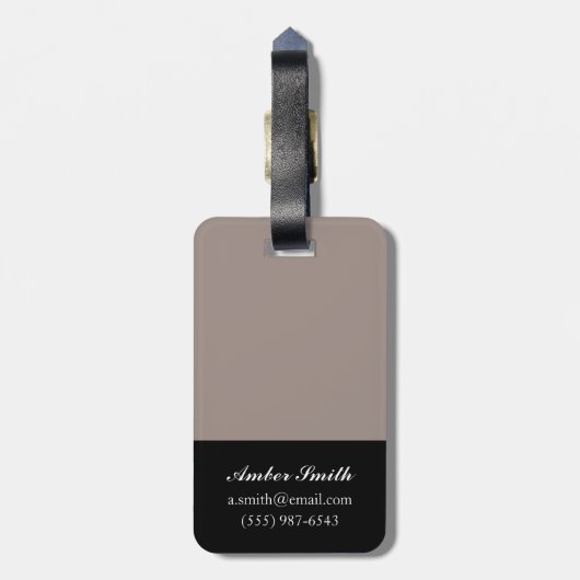 Alium Gepäckanhänger (Rückseite vertikal)