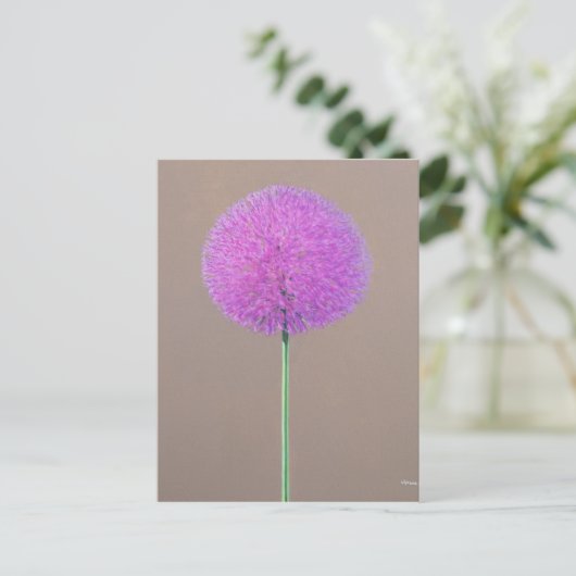 Alium Postkarte (Stehend Vorderseite)