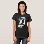 Alive and Dead Quantum Mechanics Schroed T-Shirt (Vorne ganz)