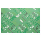 Alive Green Gallery Liebe Words Art Stoff (Yard (91,4 cm))