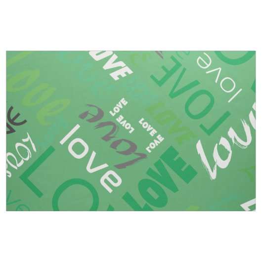 Alive Green Gallery Liebe Words Art Stoff (Fat Quarter (45,7 x 55,9 cm))