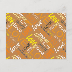 Alive Orange Gallery Postkarte