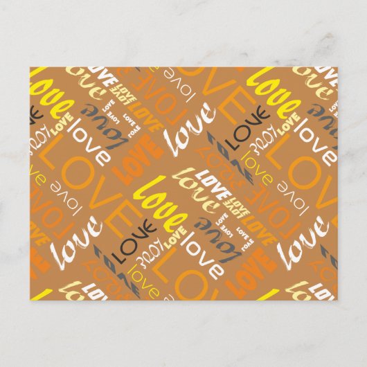 Alive Orange Gallery Postkarte (Vorderseite)