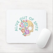 Alive Out Of Ste Skull Quote Mousepad (Mit Mouse)