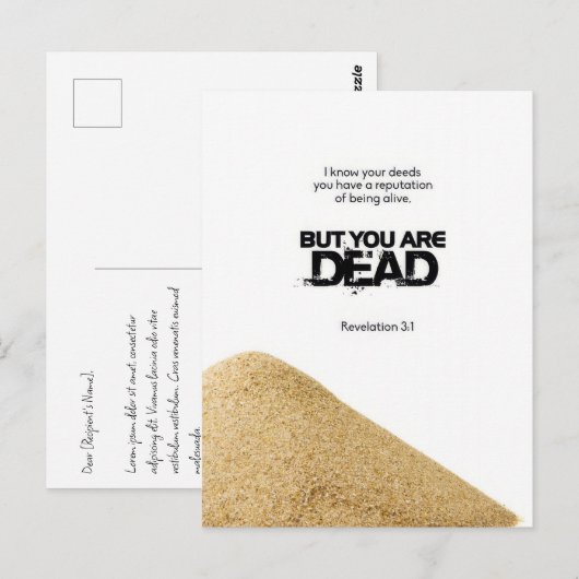 Alive Postkarte (Vorne/Hinten)