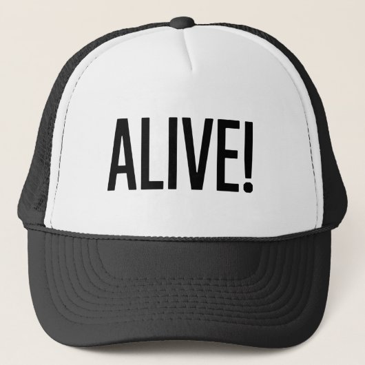 Alive Truckerkappe (Vorderseite)