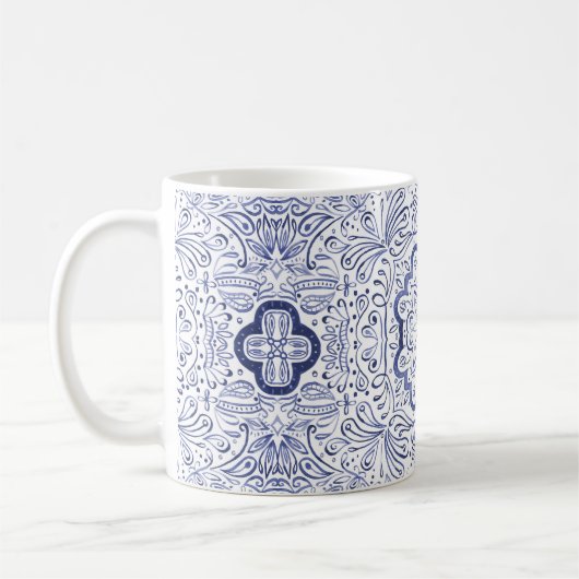 Alivia Watercolor Pattern Tasse (Links)