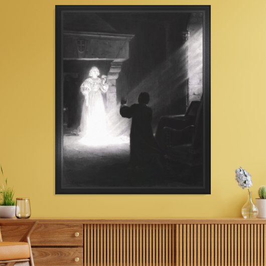 Alix Apparaissant Au Masque von Tony Robert-Fleury Leinwanddruck (Insitu (Wohnzimmer))