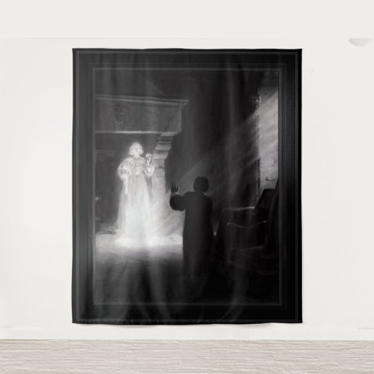 Alix Apparaissant Au Masque von Tony Robert-Fleury Wandteppich (Vorderseite)