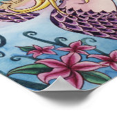 Aliya - Meerjungfrau & Einhorn-Poster Poster (Ecke)