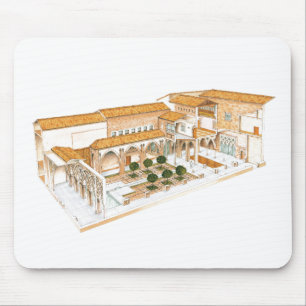 Aljaferia. Saragossa Spanien. Islamischer Palast Mousepad