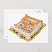 Aljaferia. Zaragoza Spanien. Islamischer Palast Postkarte (Vorne/Hinten)