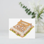 Aljaferia. Zaragoza Spanien. Islamischer Palast Postkarte (Stehend Vorderseite)