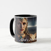 Alkas Morgentee Personalisiert anpassbar Tasse (Vorderseite Links)