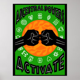 ALKEBULAN - AKTIVIERUNG VON ANZESTRALEN POWERN POSTER