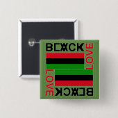 ALKEBULAN - SCHWARZES auf SCHWARZER LIEBE v2 Button (Vorne & Hinten)