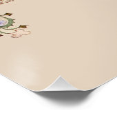 Alkekengi Bladder Cherry Mittelalterliche Pflanze Poster (Ecke)