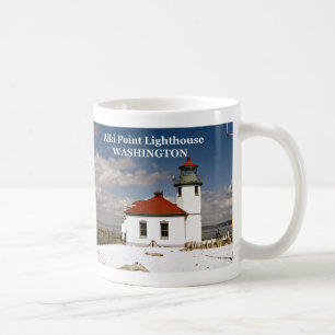 Alki Point Leuchtturm, Washington Tasse