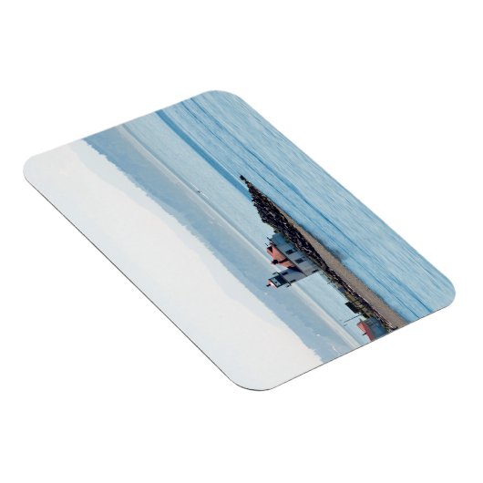 Alki Point Lighthouse Magnet (Rechte Seite)