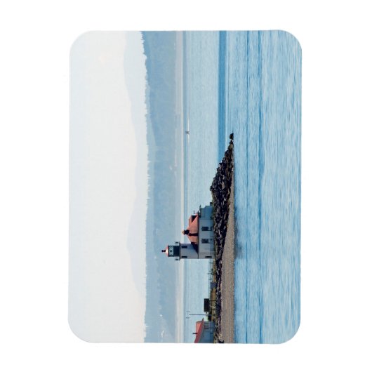 Alki Point Lighthouse Magnet (Vertikal)