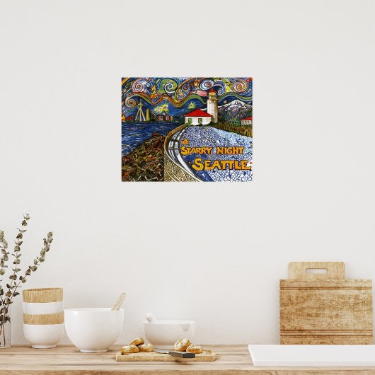 Alki Point Lighthouse Poster (Küche)