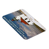 Alki Point Lighthouse, Seattle Washington Magnet (Rechte Seite)