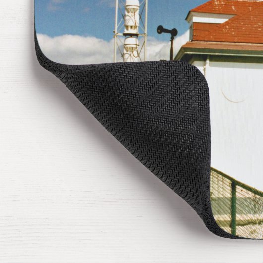 Alki Point Lighthouse, Seattle Washington Mousepad (Ecke)