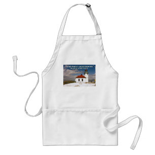 Alki Point Lighthouse, Seattle Washington Schürze