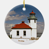 Alki Point Lighthouse, Washington Ornament (Hinten)