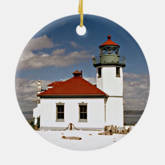 Alki Point Lighthouse, Washington Ornament (Hinten)