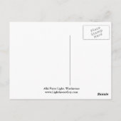 Alki Point Lighthouse, Washington Postcard Postkarte (Rückseite)