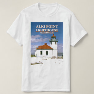 Alki Punkt-Leuchtturm, T - Shirt Seattles