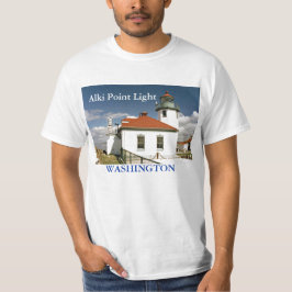 Alki Punkt-Licht, Washington-Shirt T-Shirt