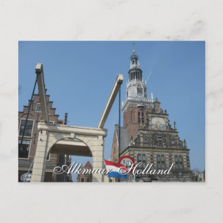 Alkmaar Waag (Weighing House) Holland Postcard Postkarte