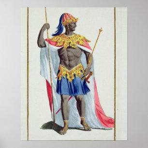 Alkmey, King of Guinea von 'Receuil des Estampes, Poster