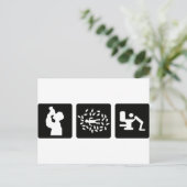 alkohol alki säufer postkarte (Stehend Vorderseite)