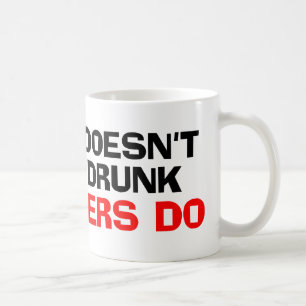 Alkohol bringt dich nicht Betrunken Kaffeetasse