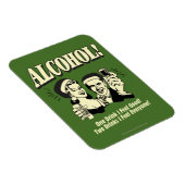 Alkohol: Ein Getränk fühle ich mich gut Magnet (Rechte Seite)
