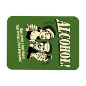 Alkohol: Ein Getränk fühle ich mich gut Magnet (Horizontal)
