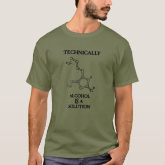 Alkohol, eine Lösung T-Shirt